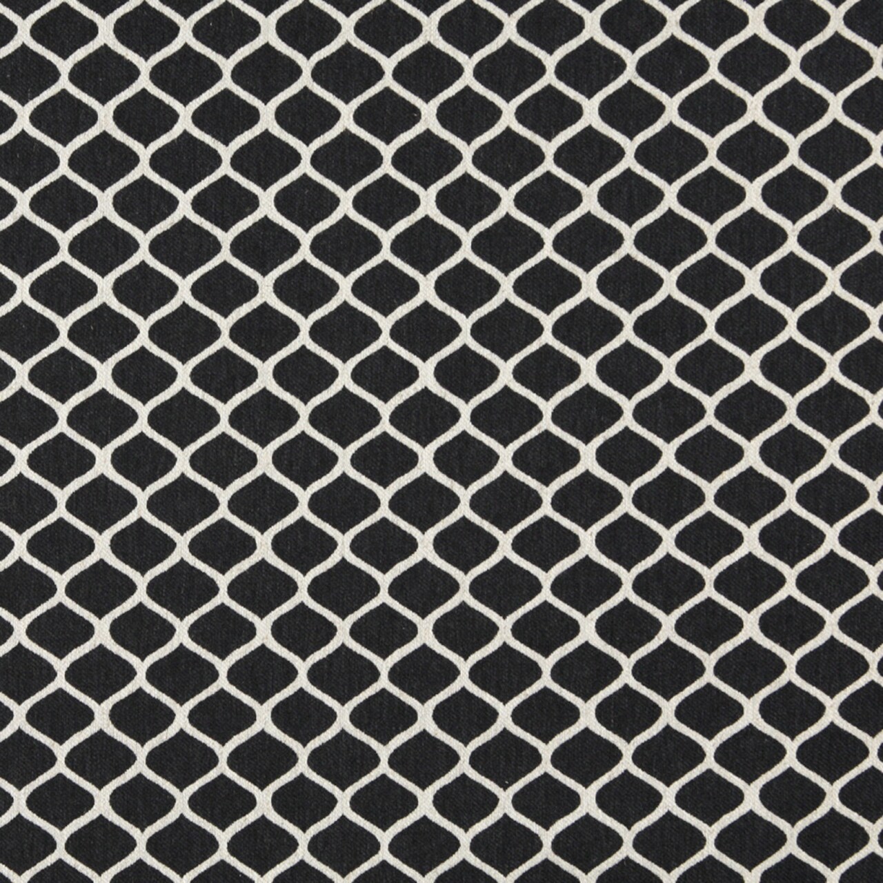 Upholstery Fabric - Black Abstract & Geometric Upholstery Fabric 54 Inches"